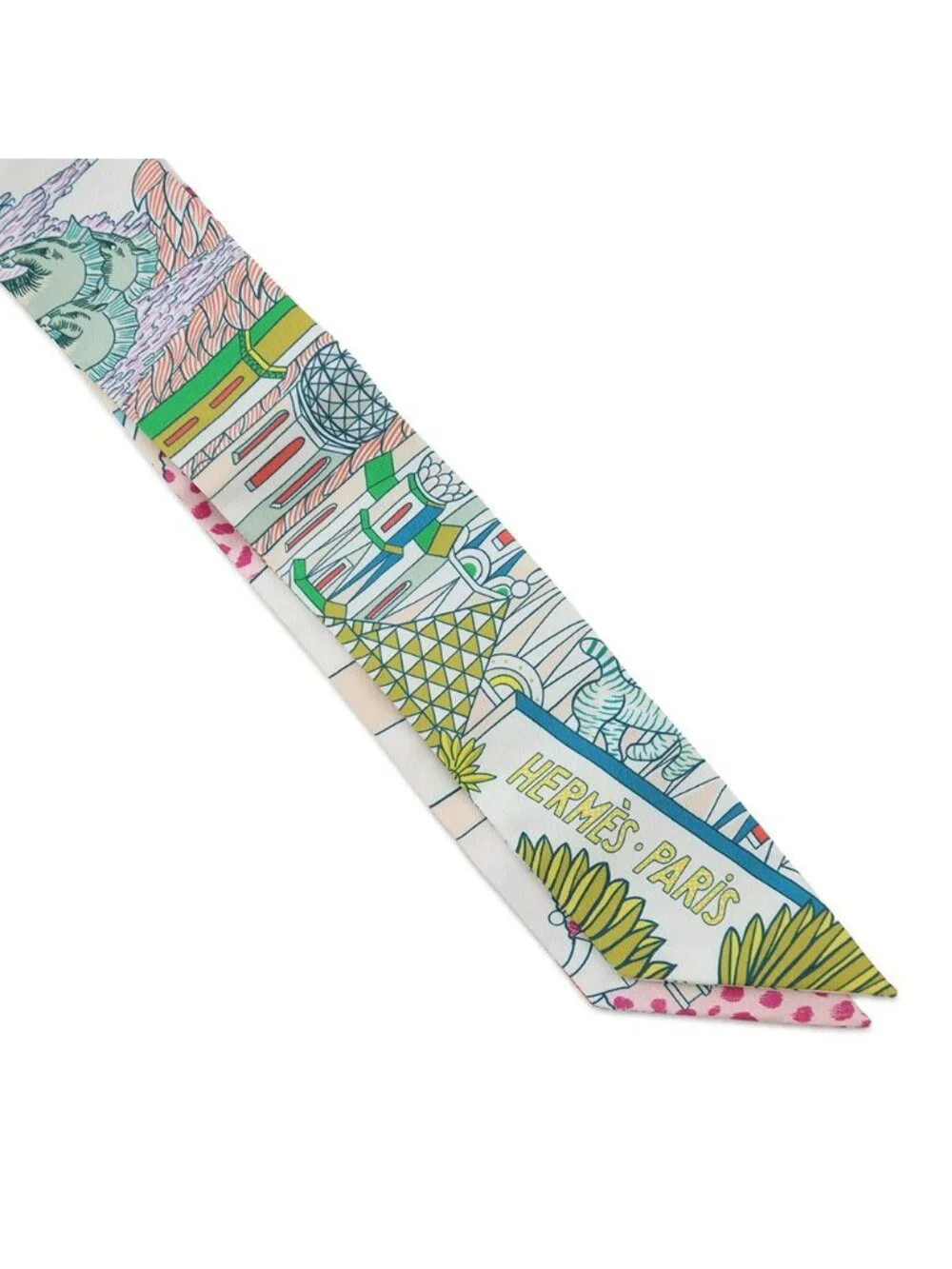 Hermes Scarf Twill Animapolis Silk - Picture 4 of 8